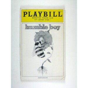 Humble Boy Playbill 2003 Manhattan Theatre Club Charlotte Jones Blair Brown
